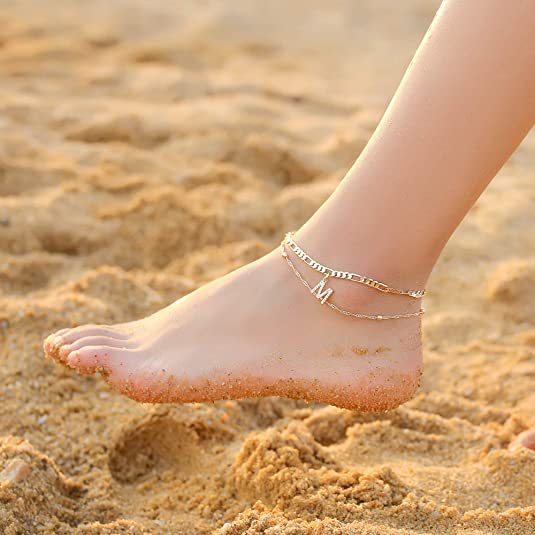 Initial Letter Anklet Set — anklet, view 14