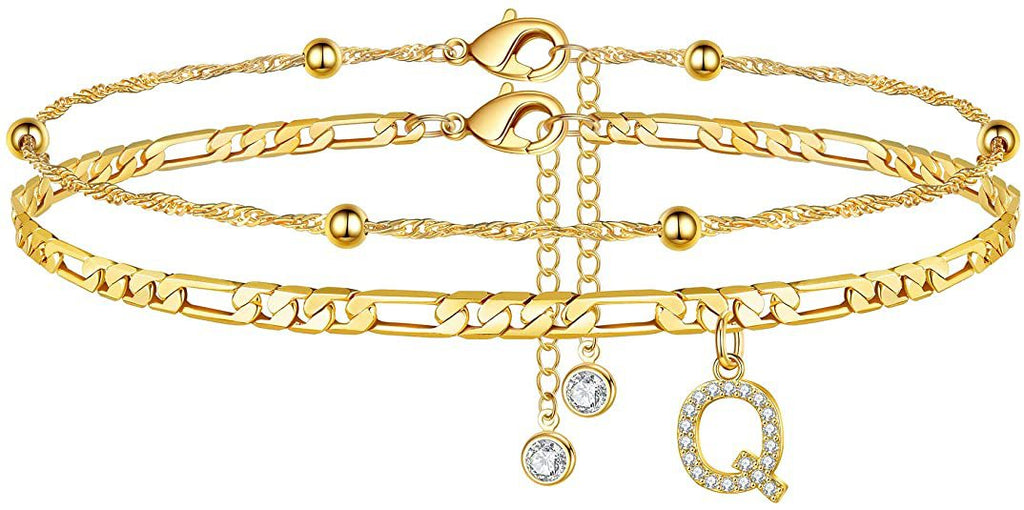 Initial Letter Anklet Set — anklet, view 18