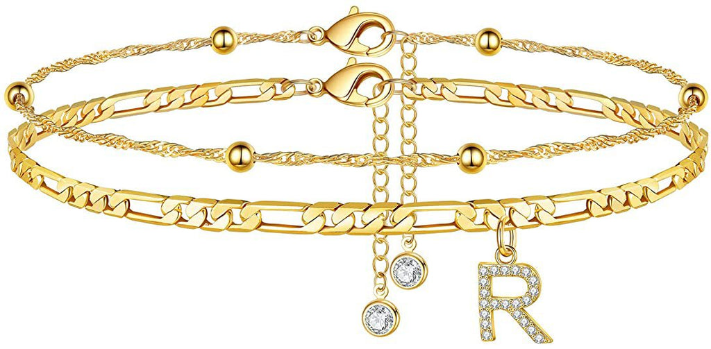 Initial Letter Anklet Set — anklet, view 19