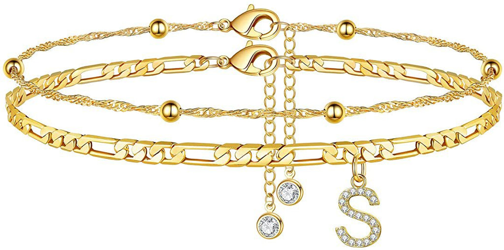 Initial Letter Anklet Set — anklet, view 20