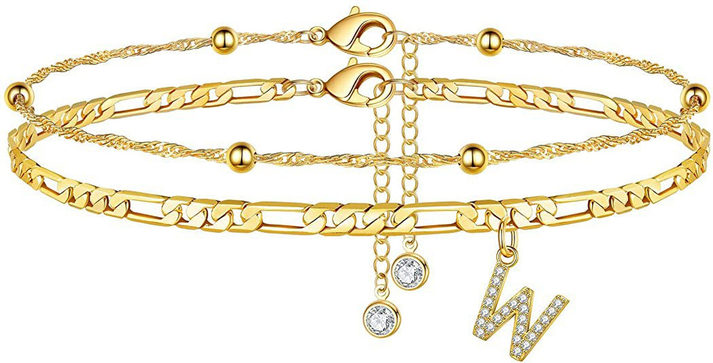 Initial Letter Anklet Set — anklet, view 25