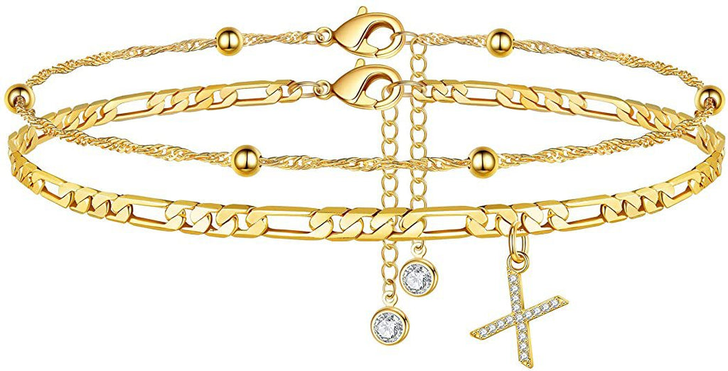 Initial Letter Anklet Set — anklet, view 26