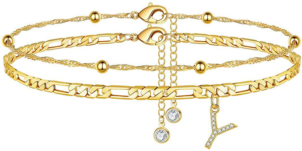 Initial Letter Anklet Set — anklet, view 27