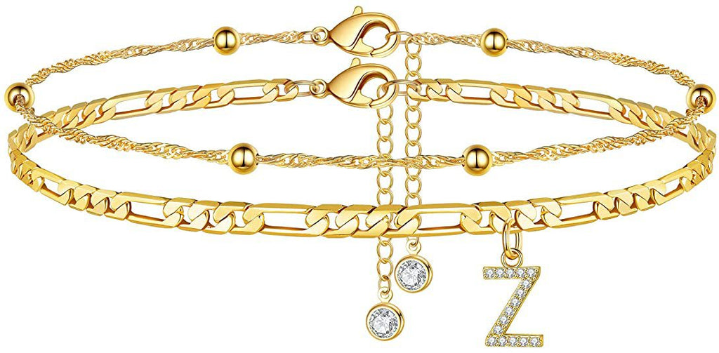 Initial Letter Anklet Set — anklet, view 28