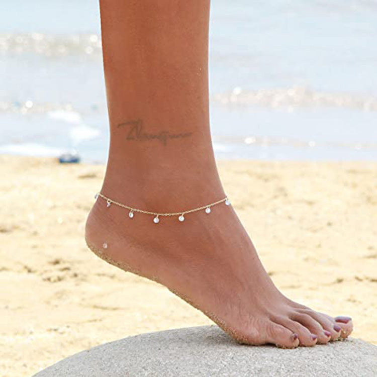 Star Heart Pendant Chain Bracelet — bracelet, view 3