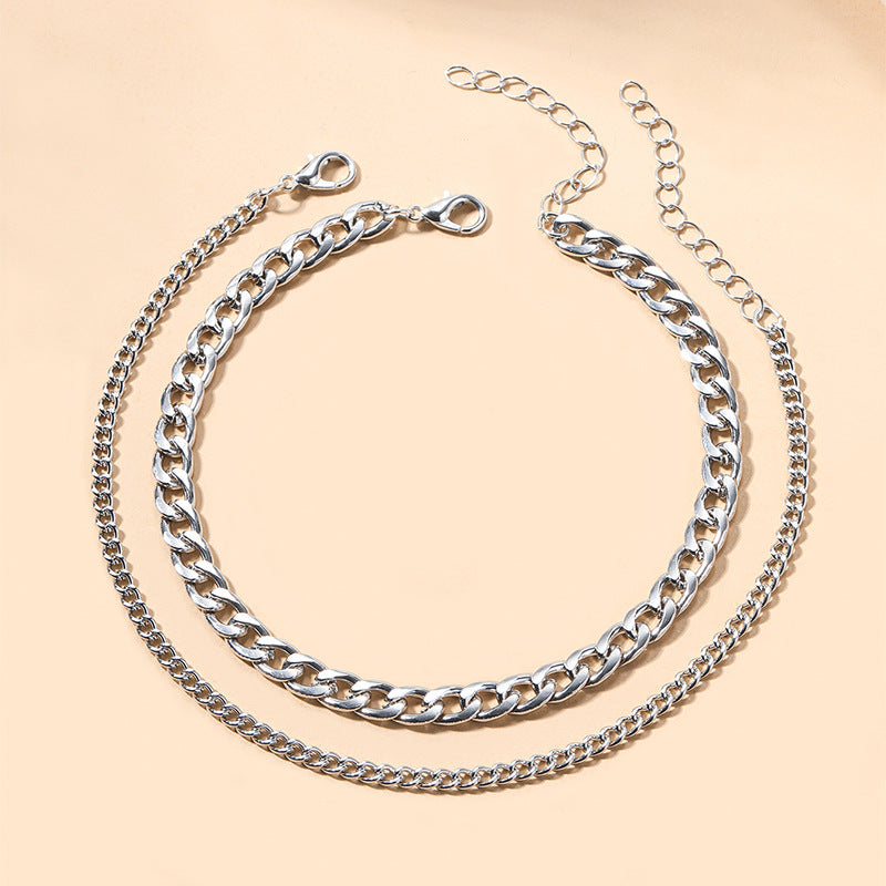 Cuban Chain Link Anklet — anklet, view 5
