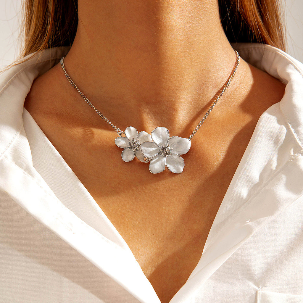 Exaggerated Flower Chain Anklet — anklet, view 7