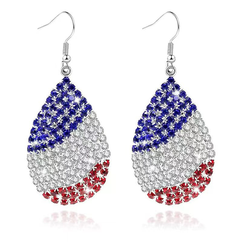Star Pendant Hook Earrings — earrings, view 4
