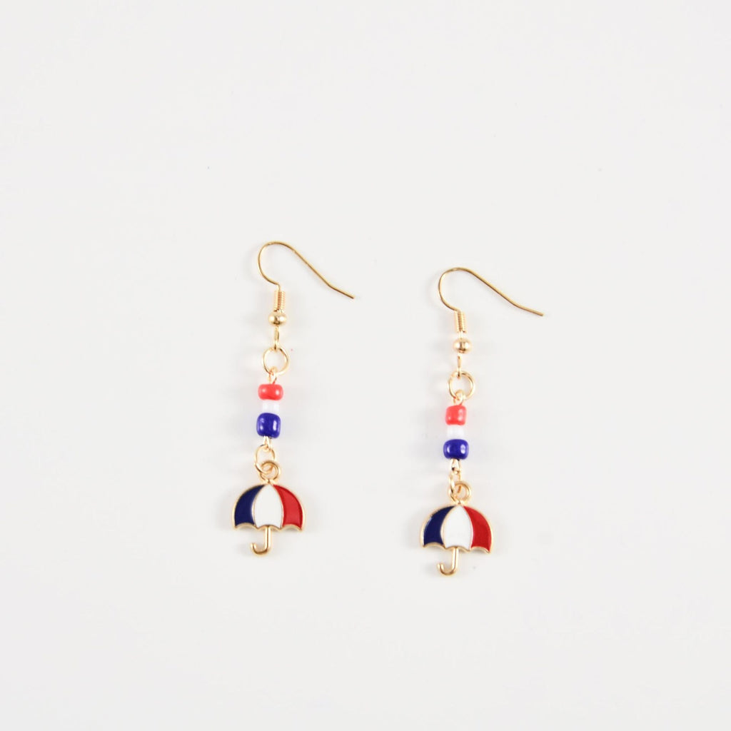 USA Flag Boot Pendant Earrings — earrings, view 9