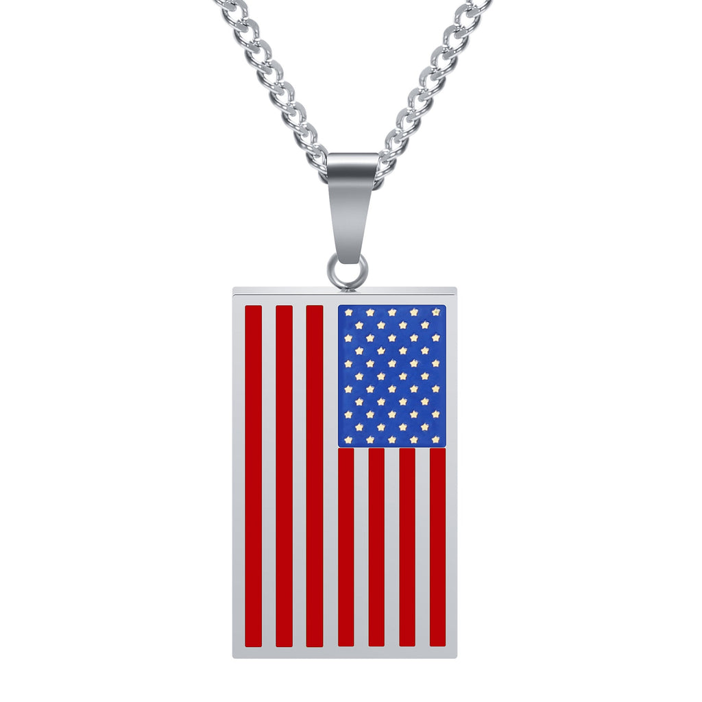 Flag Pattern Geometric Choker — necklace, view 4