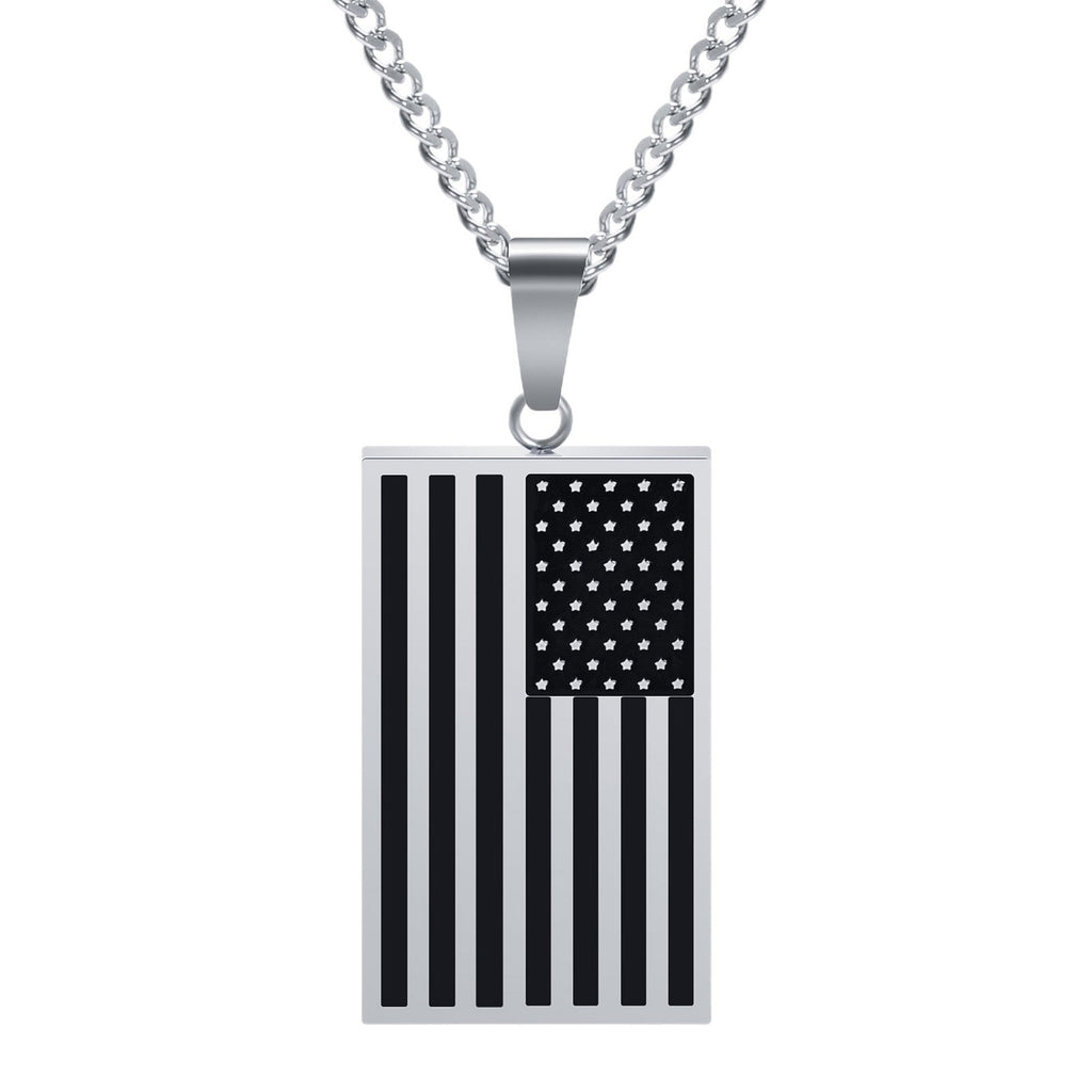 Flag Pattern Geometric Choker — necklace, view 5