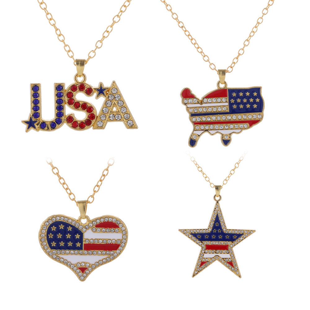 Map Pendant Choker Necklace — necklace, view 3
