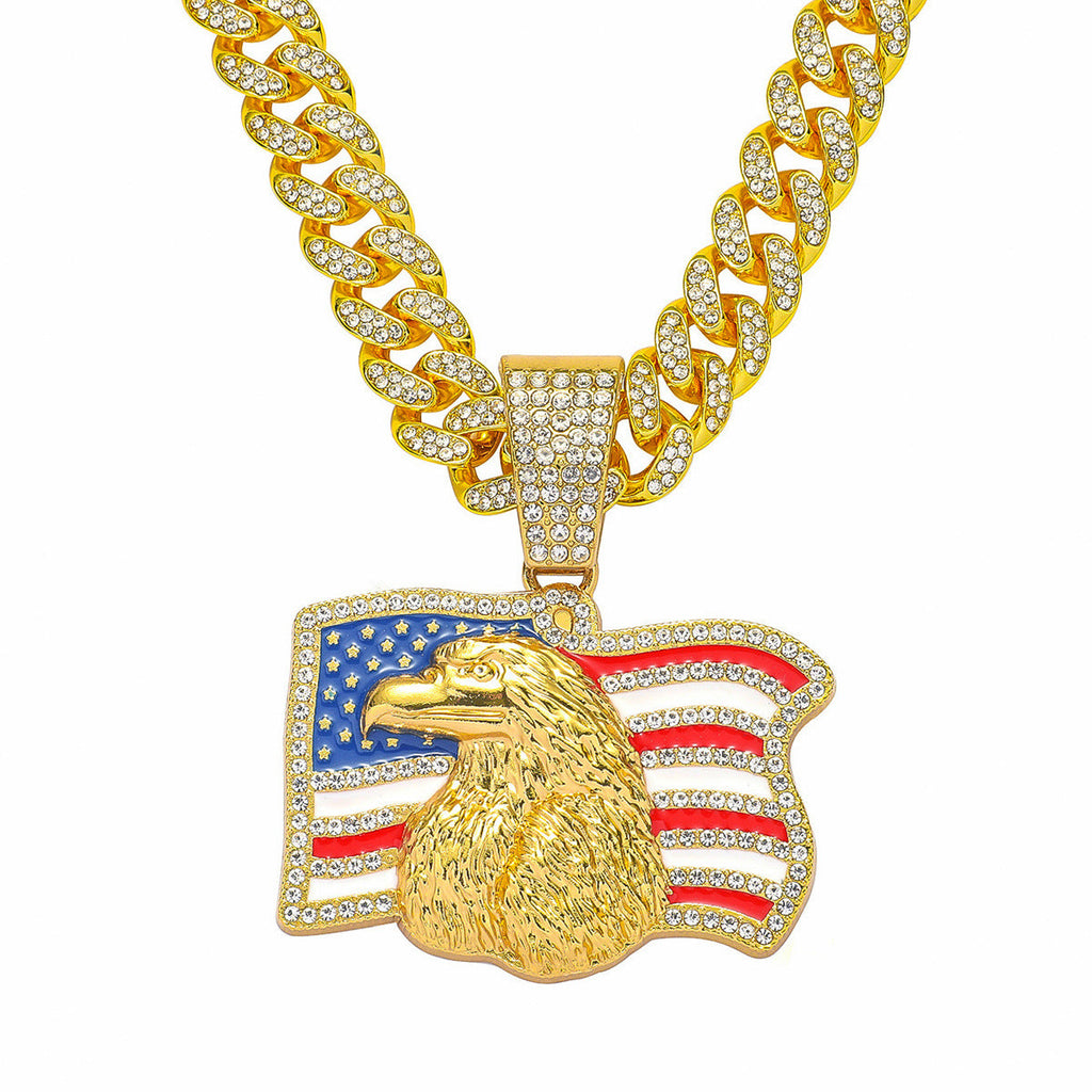 Eagle Pendant Necklace — necklace, view 4