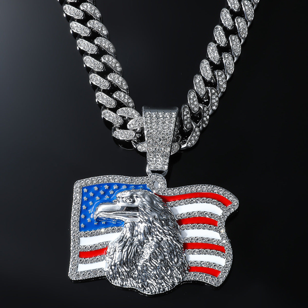 Eagle Pendant Necklace — necklace, view 5