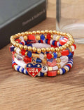 Beaded Chain Bracelet Set — bracelet