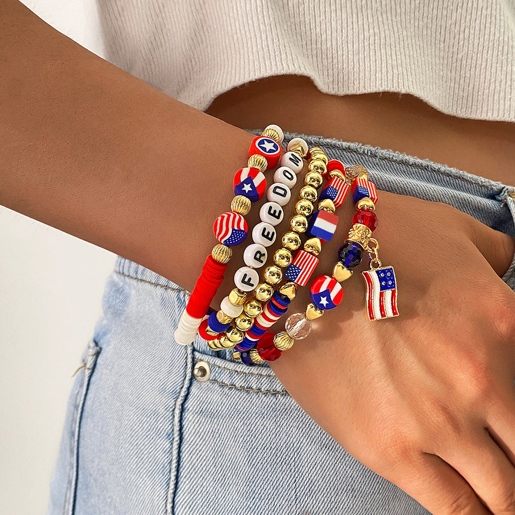 Beaded Chain Bracelet Set — bracelet, view 9