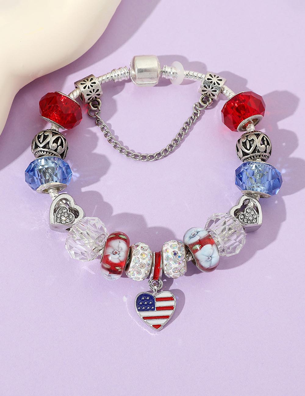 Statue of Liberty Charm Bracelet — silver bracelet