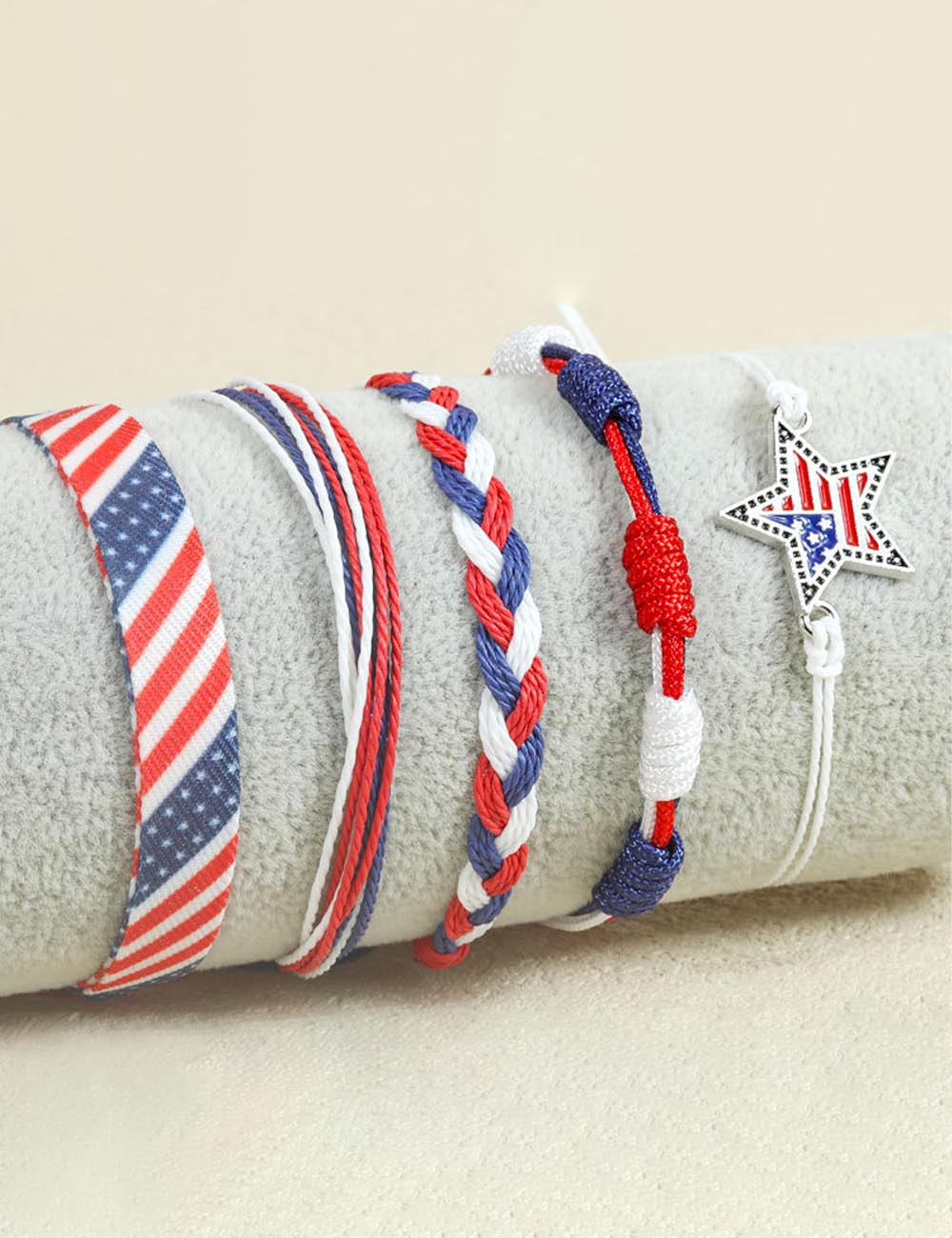 Braided Flag Bracelet Set — bracelet