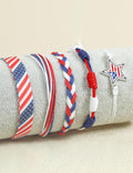 Braided Flag Bracelet Set — bracelet