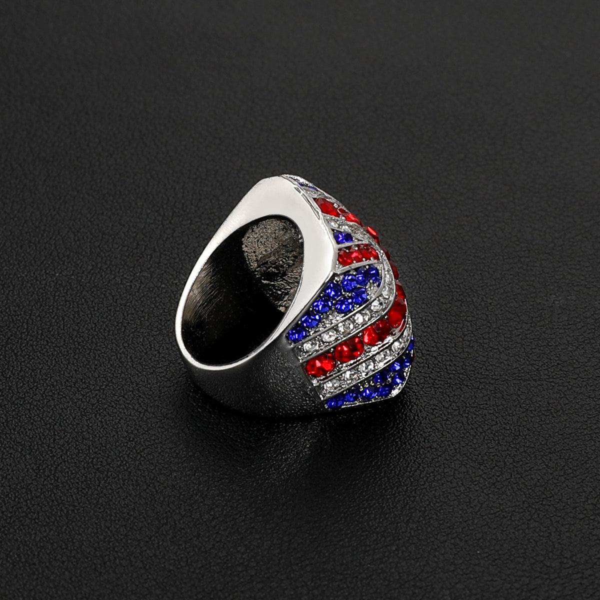 UK Flag Chunky Alloy Ring — ring, view 3