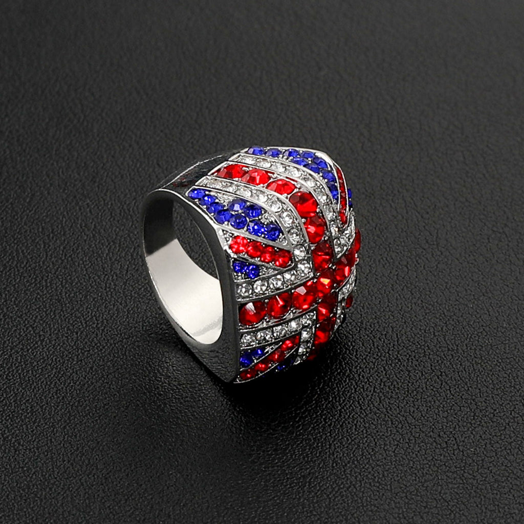 UK Flag Chunky Alloy Ring — ring, view 4
