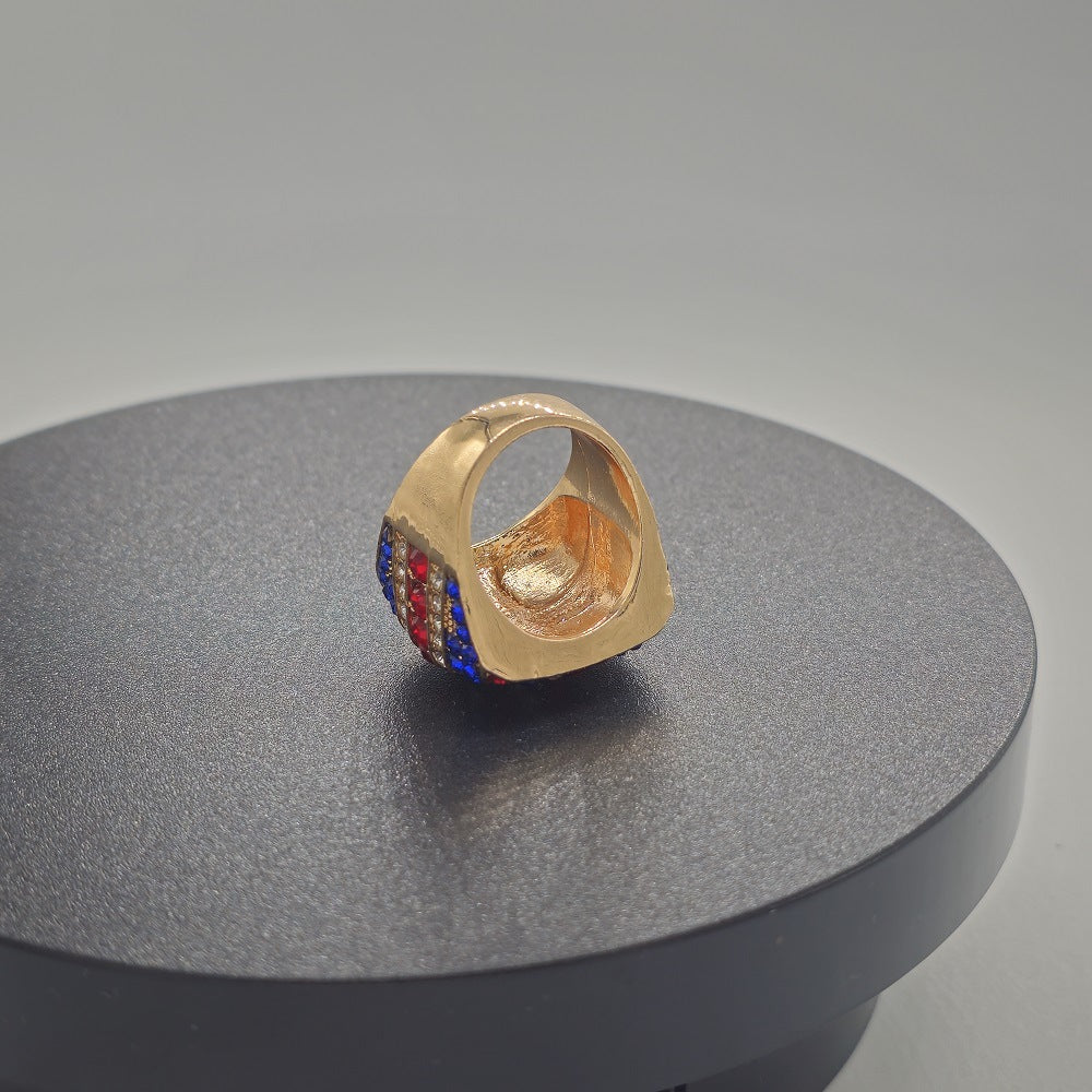 UK Flag Chunky Alloy Ring — ring, view 6