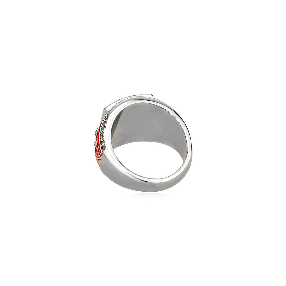 USA Flag Rhinestone Wide Ring — ring, view 6