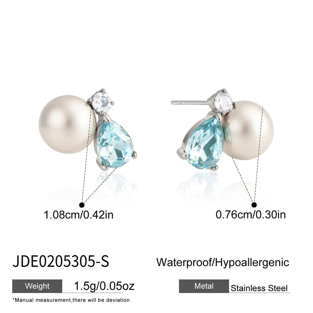 Teardrop Cubic Zirconia Necklace — necklace, view 5