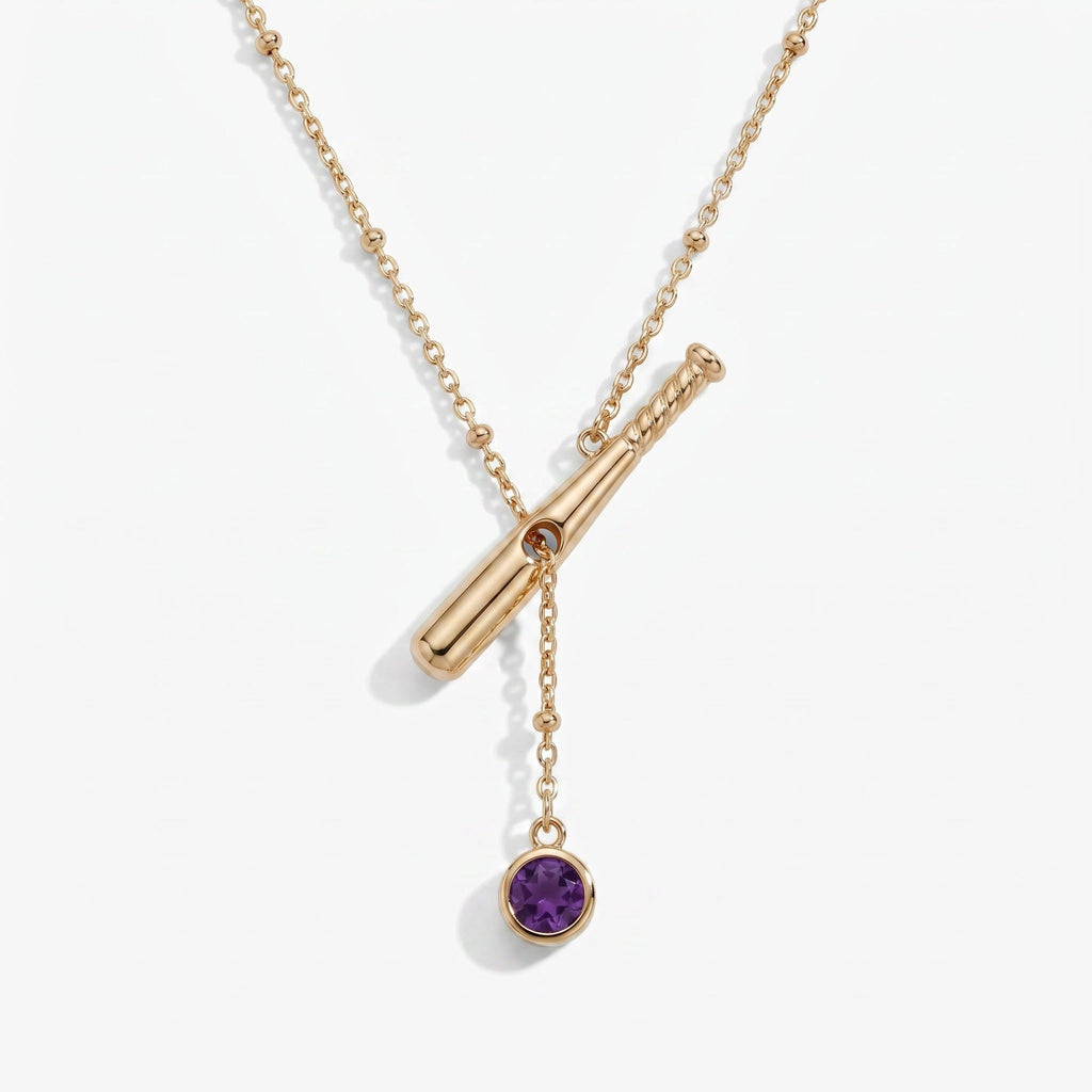 Sporty Ball Charm Necklace — necklace, view 6
