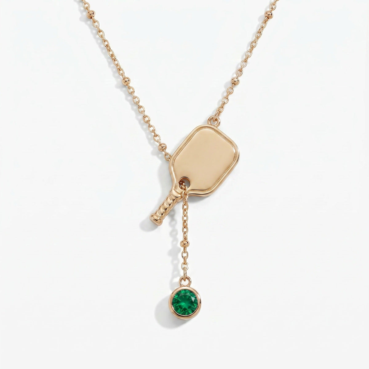 Sporty Ball Charm Necklace — necklace, view 9