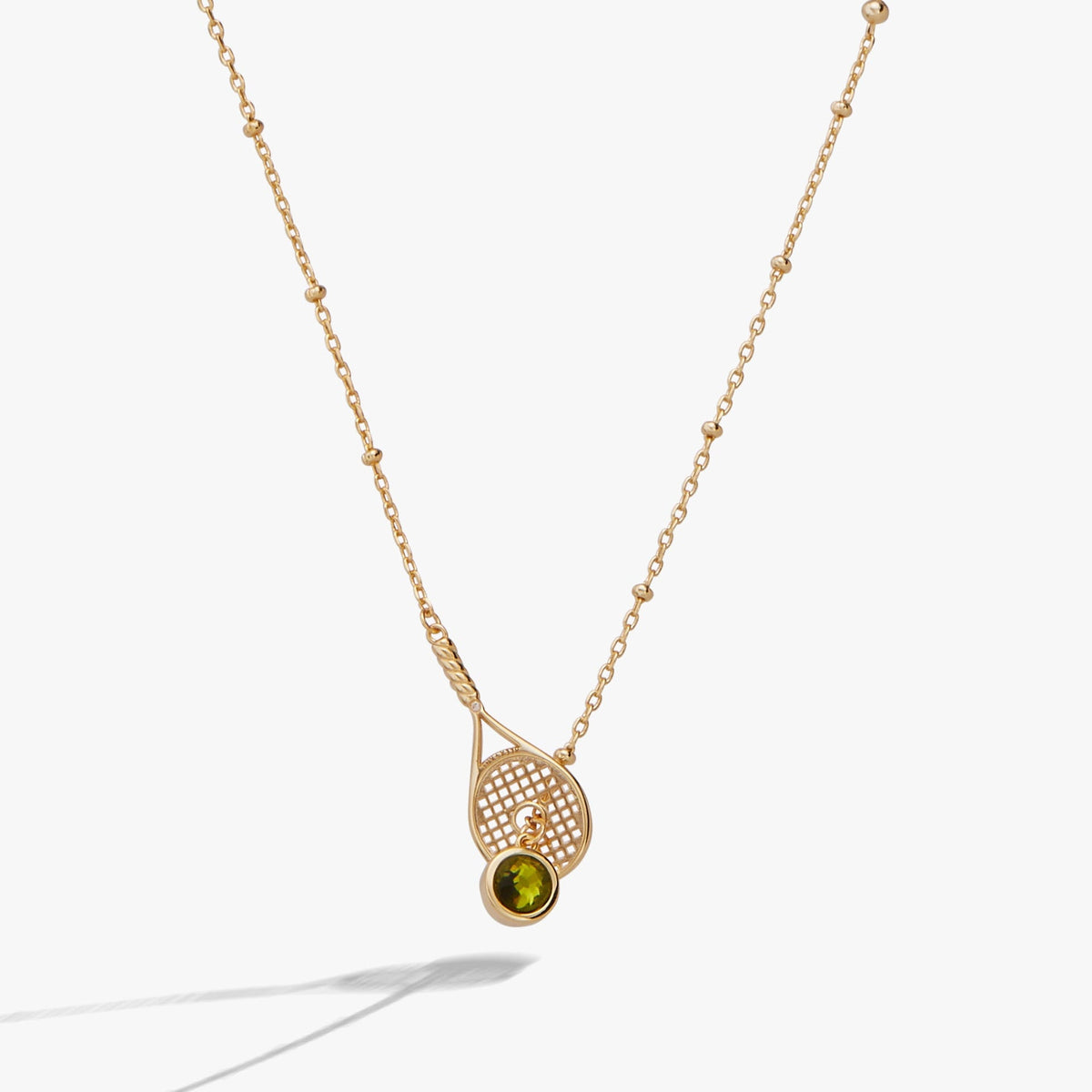 Sporty Ball Charm Necklace — necklace, view 10