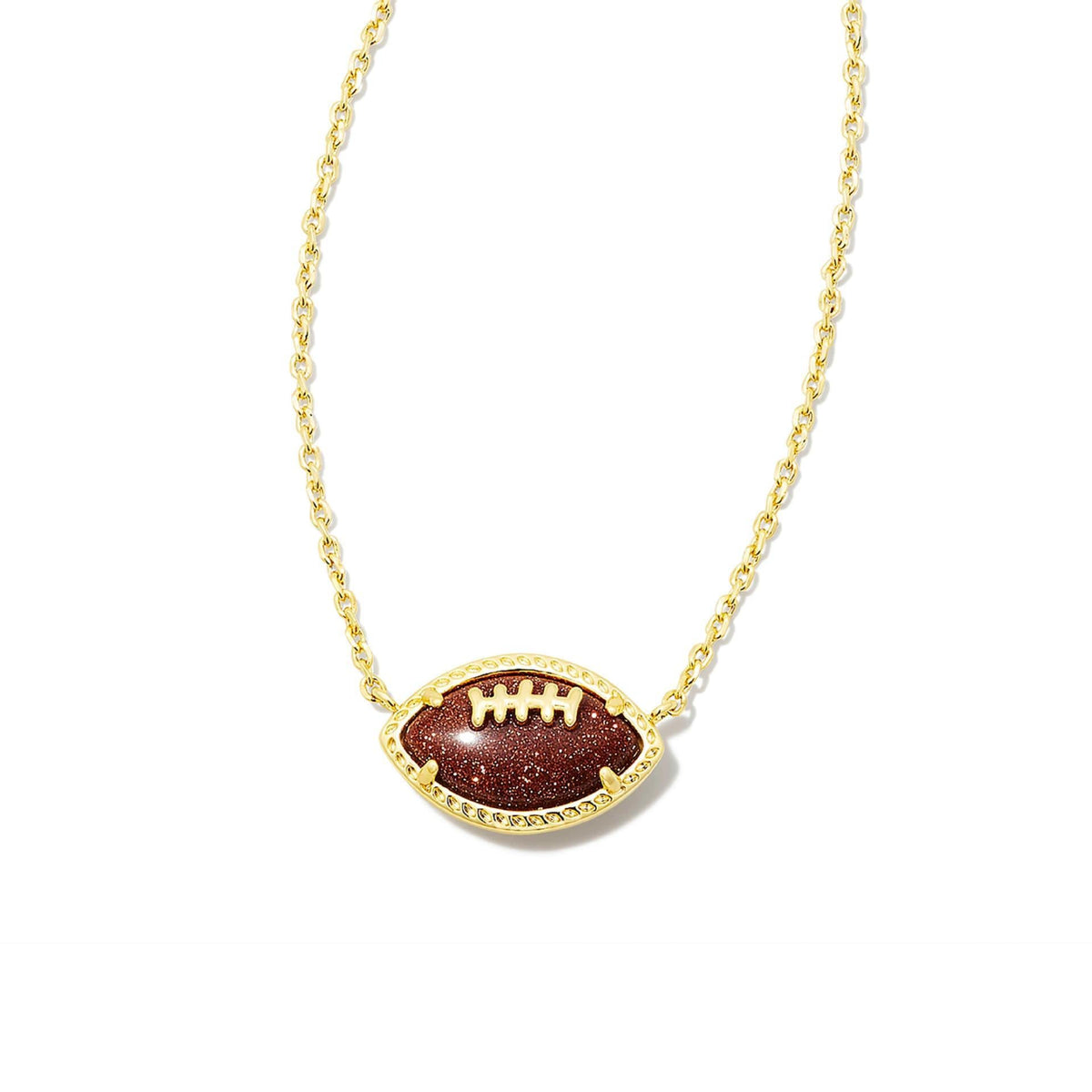Soccer Ball Pendant Chain Necklace — necklace, view 5