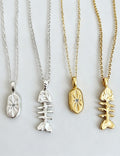 Oval Pendant Chain Necklace — necklace