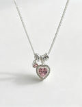 Delicate Heart Pendant Necklace — silver necklace