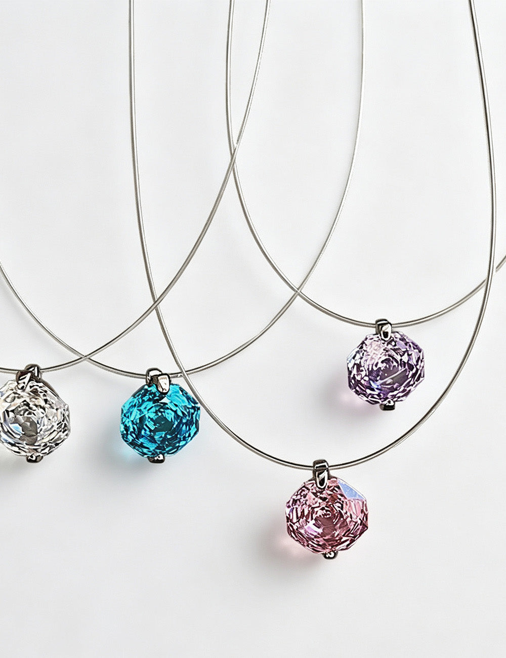 Teardrop Zirconia Choker Necklace — necklace