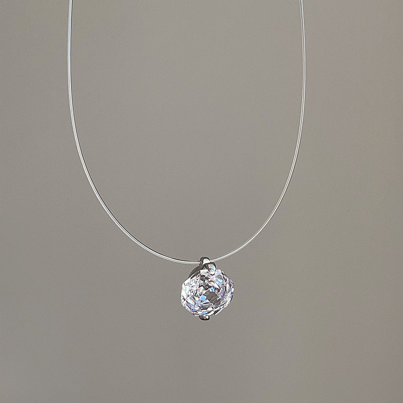 Teardrop Zirconia Choker Necklace — necklace, view 11