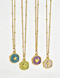 Enamel Glaze Irregular Necklace — necklace