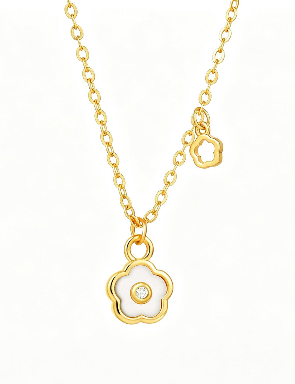 Enamel Glaze Irregular Necklace — necklace, view 19