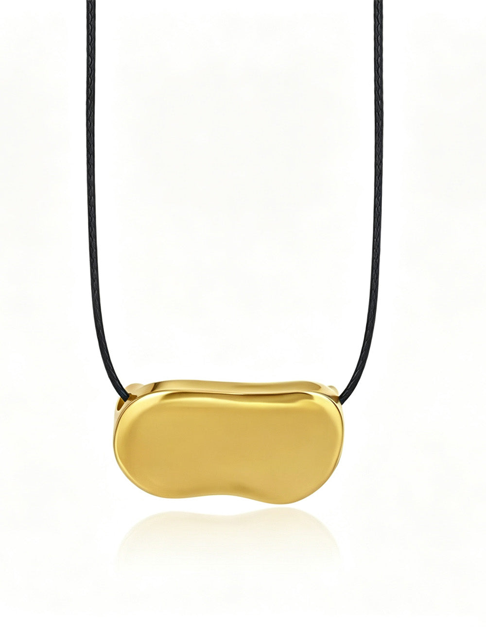 Alloy Braided Cord Necklace — necklace