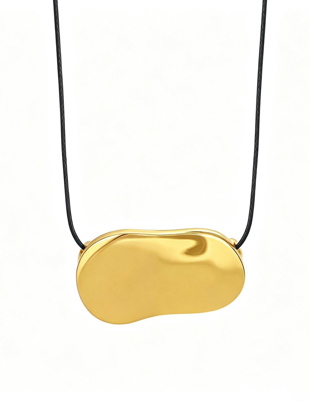 Alloy Braided Cord Necklace — necklace, view 2