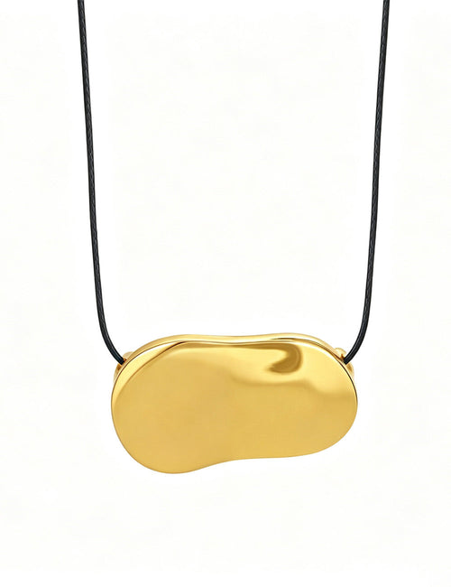 Alloy Braided Cord Necklace — necklace, view 2