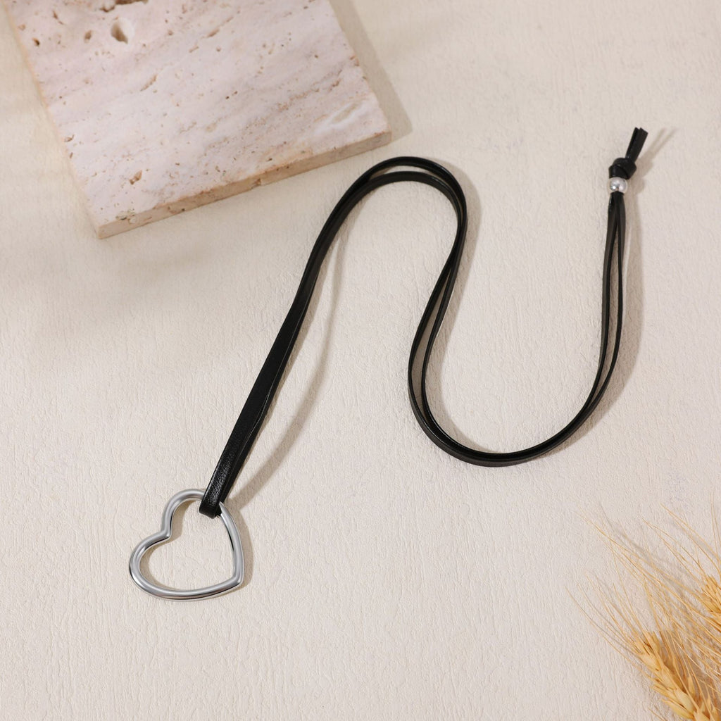 Alloy Braided Cord Necklace — necklace, view 5
