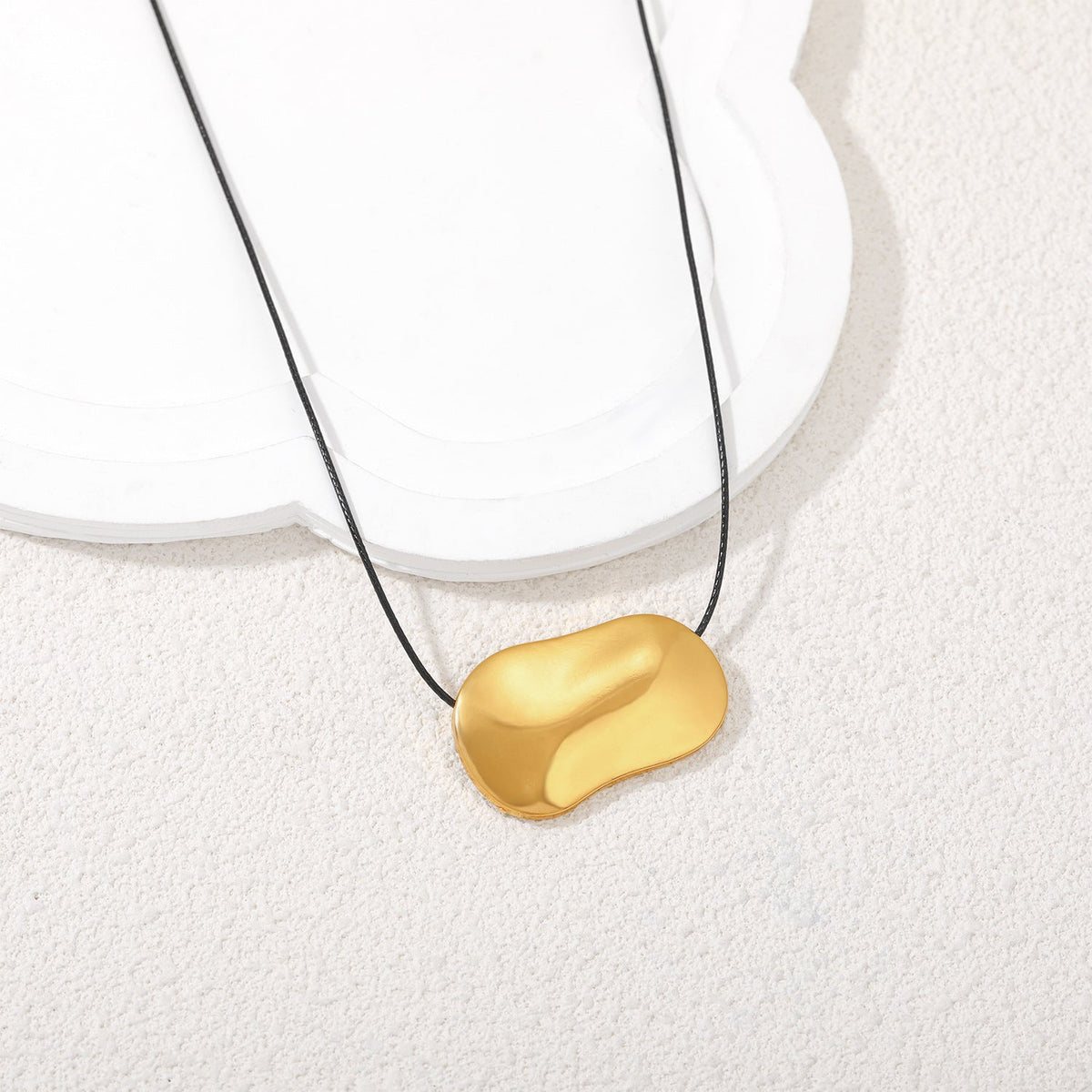 Alloy Braided Cord Necklace — necklace, view 10