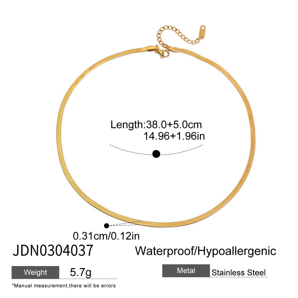 Paperclip Chain Necklace — necklace, view 6