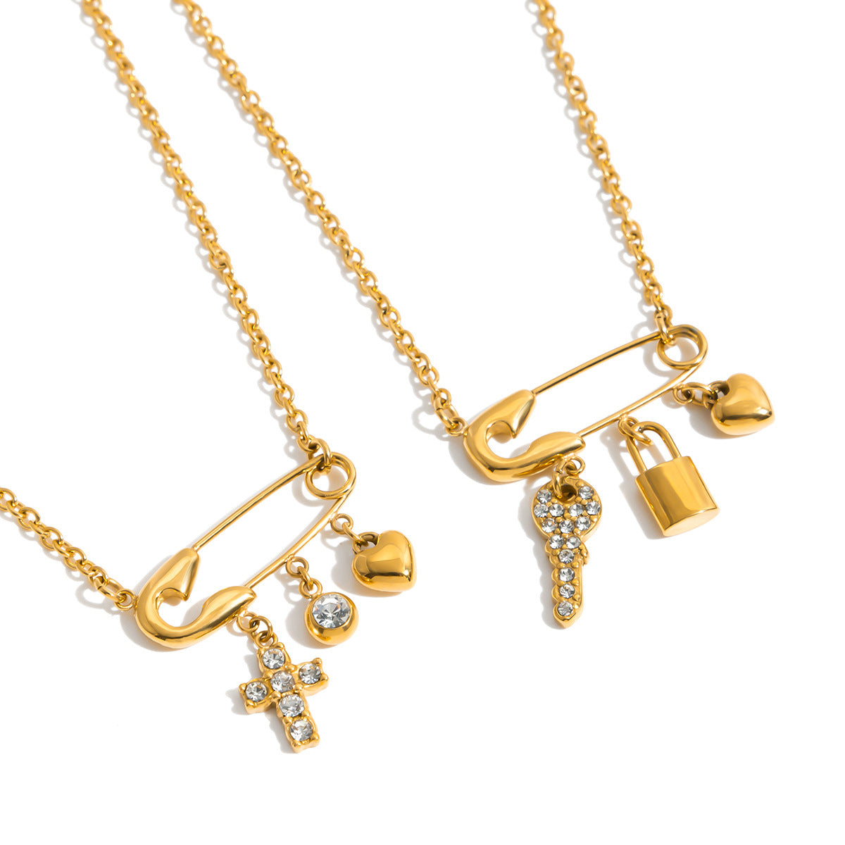 Paperclip Chain Necklace — necklace, view 9