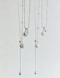 Flower Ball Sliding Necklace — necklace