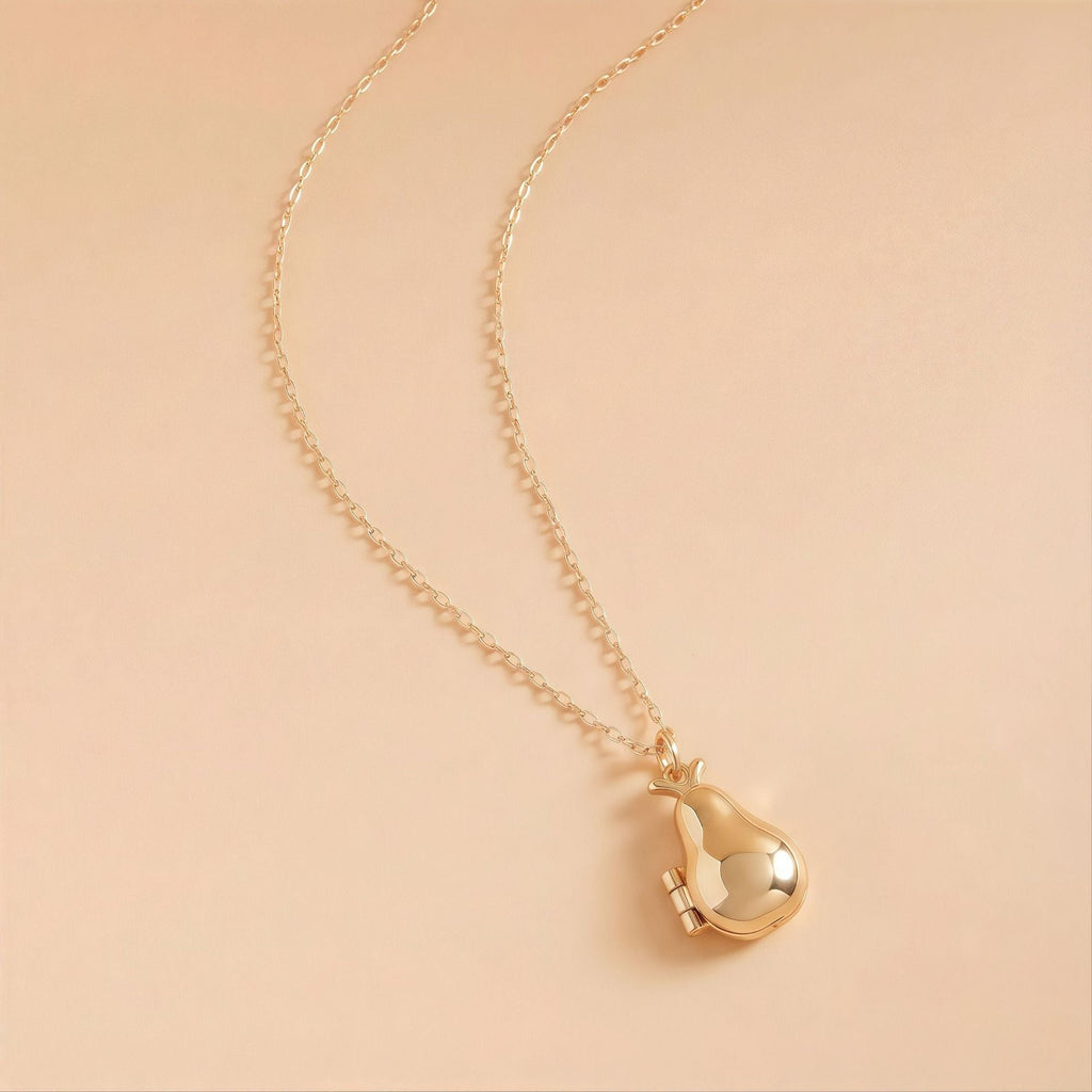 Fruit Shape Locket Pendant — necklace, view 3
