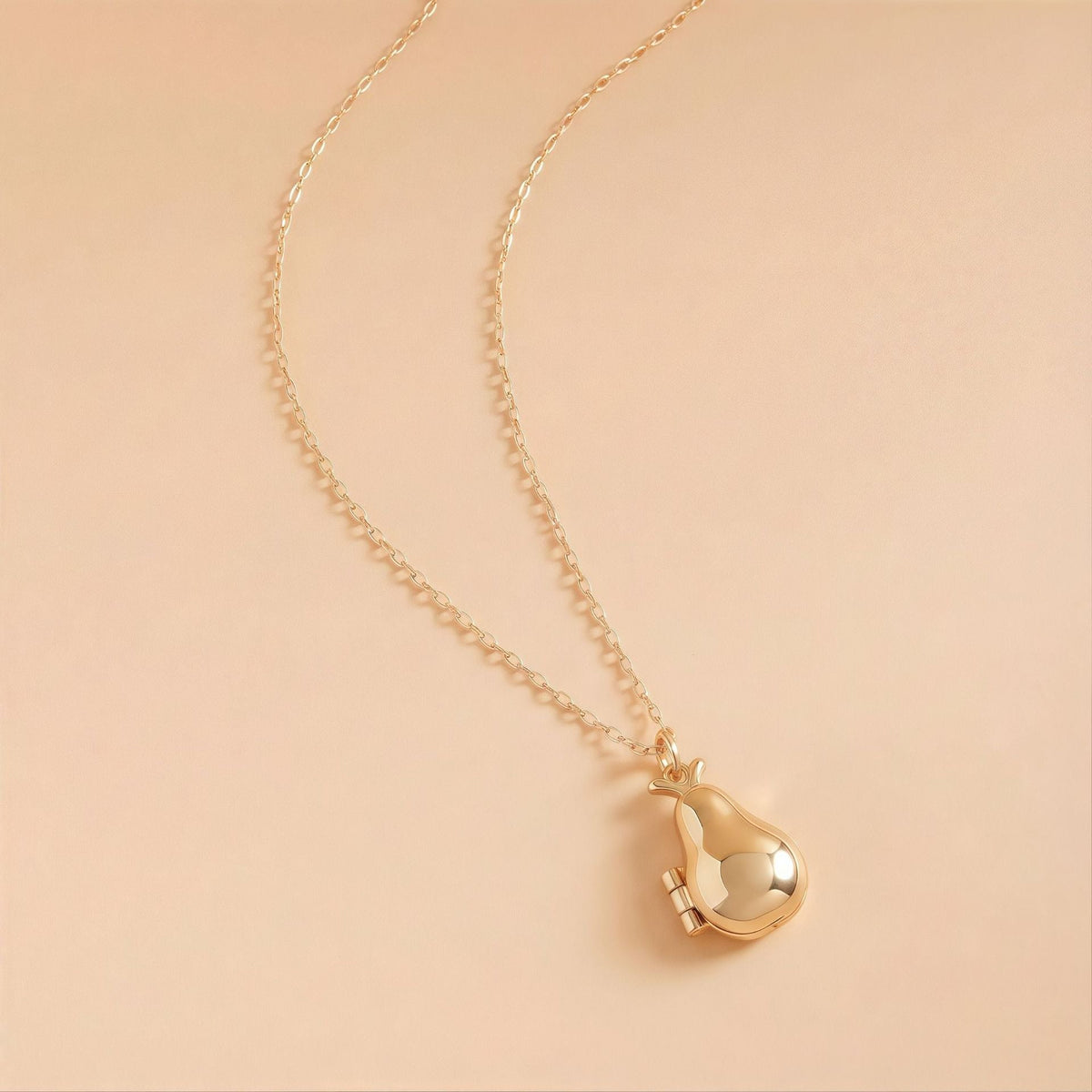 Fruit Shape Locket Pendant — necklace, view 3