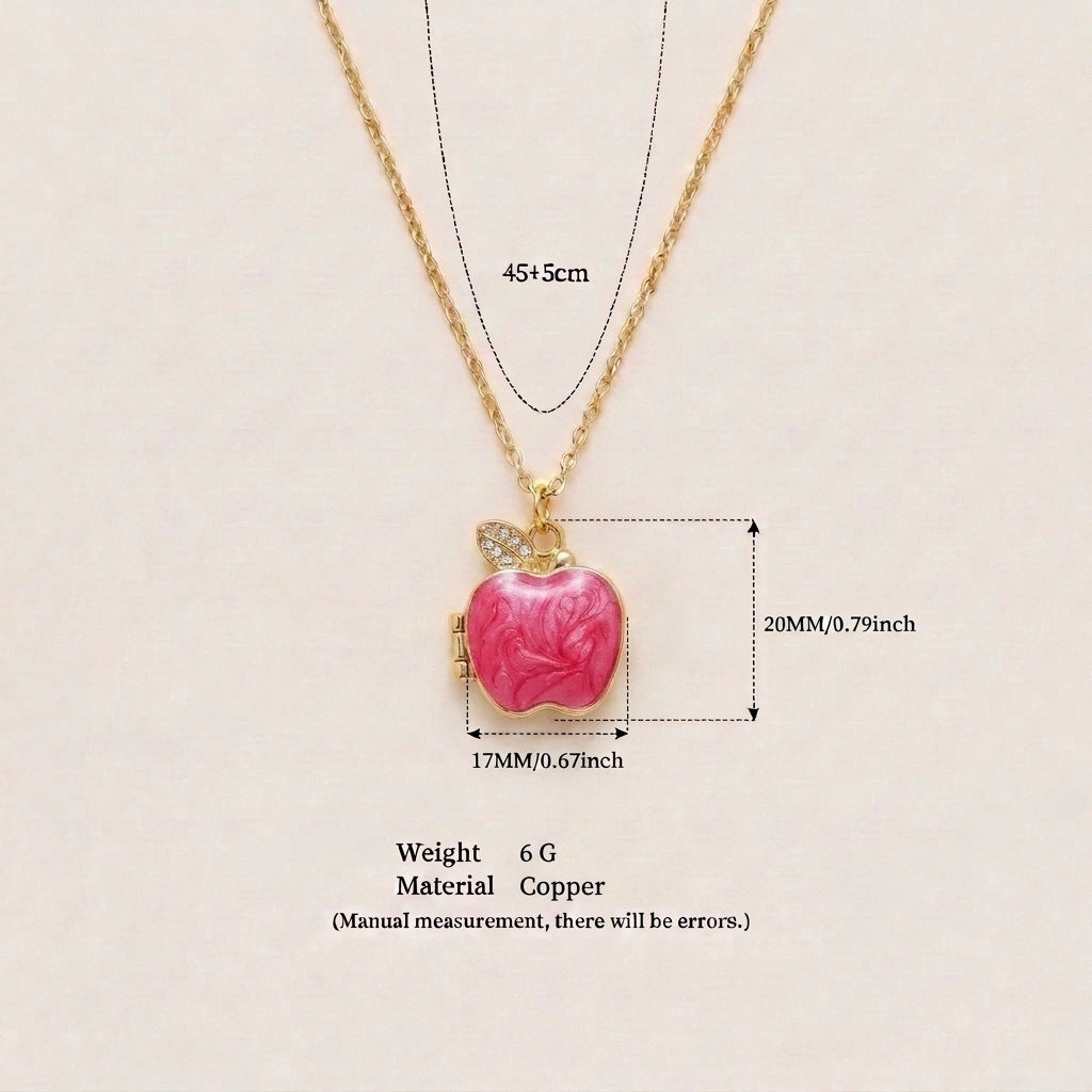 Fruit Shape Locket Pendant — necklace, view 7