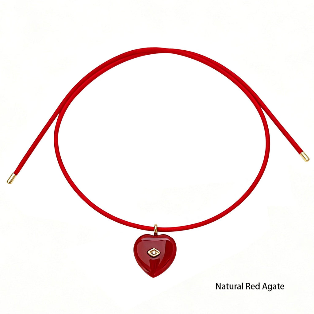 Magnetic Heart Pendant Necklace — necklace, view 16